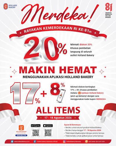 promo holland kemerdekaan